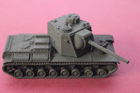 1-72ND SCALE 3D PRINTED WW II RUSSIAN KZ-5 HEAVY TANK