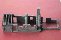 1-72ND SCALE 3D PRINTED WW II DIORAMA DESTROYED FRENCH HOUSE WITH BARN