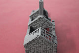 1-72ND SCALE 3D PRINTED WW II DIORAMA DESTROYED FRENCH HOUSE WITH BARN