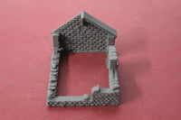 1-72ND SCALE 3D PRINTED WW II DIORAMA DESTROYED FRENCH BARN