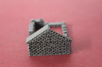 1-87TH SCALE 3D PRINTED WW II DIORAMA DESTROYED FRENCH BARN