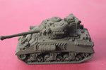 1/72ND SCALE 3D PRINTED WW II U.S. ARMY M 4 SHERMAN FIREFLY TANK WITH STOWAGE