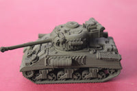 1/72ND SCALE 3D PRINTED WW II U.S. ARMY M 4 SHERMAN FIREFLY TANK WITH STOWAGE