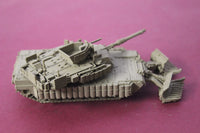1-87TH SCALE 3D PRINTED IRAQ/GULF WAR  U.S. ARMY M1A2 ABRAMS WITH TUSK(TANK URBAN SURVIVABILTY KIT) AND MINE PLOW