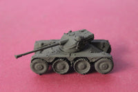 1-87TH SCALE 3D PRINTED FRENCH PANHARD EBR M1954 ARMORED RECON VEHICLE WITH FL10A2C TURRET