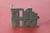 1-87TH  SCALE DIORAMA BOMB DAMAGED BUILDINGS #1