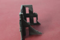 1-87TH  SCALE DIORAMA BOMB DAMAGED BUILDINGS #1