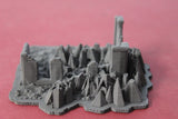 1-87TH SCALE DIORAMA BOMB DAMAGED BUILDINGS #5