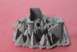 1-87TH SCALE DIORAMA BOMB DAMAGED BUILDINGS #5