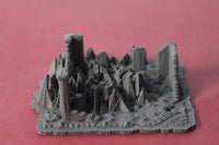 1-87TH SCALE DIORAMA BOMB DAMAGED BUILDINGS #5