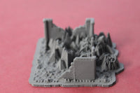 1-72ND SCALE DIORAMA BOMB DAMAGED BUILDINGS #5