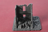 1-87TH SCALE DIORAMA BOMB DAMAGED BUILDINGS #11