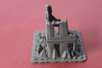 1-87TH SCALE DIORAMA BOMB DAMAGED BUILDINGS #11