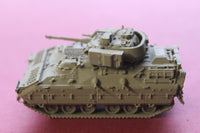 1-72ND SCALE 3D PRINTED IRAQ WAR U.S. ARMY M2 BRADLEY INFANTRY FIGHTING VEHICLE WITH TOW LOWERED, FULL SKIRT