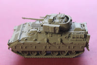 1-87TH SCALE 3D PRINTED IRAQ WAR U.S. ARMY M2 BRADLEY INFANTRY FIGHTING VEHICLE WITH TOW LOWERED, FULL SKIRT