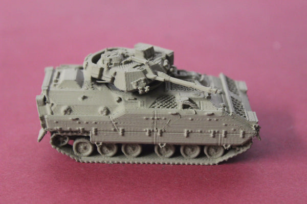 1-87TH SCALE 3D PRINTED IRAQ WAR U.S. ARMY M3 BRADLEY INFANTRY FIGHTING VEHICLE WITH TOW LOWERED, GAP SKIRT