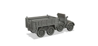 1-72ND SCALE 3D PRINTED WWII GERMAN KRUPP-PROTZE SDKRZ 70 SIX-WHEELED 6X4 TRUCK AND ARTILLERY TRACTOR OPEN