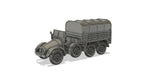 1-87TH SCALE 3D PRINTED WWII GERMAN KRUPP-PROTZE SDKRZ 70 SIX-WHEELED 6X4 TRUCK AND ARTILLERY TRACTOR CLOSED