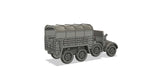 1-72ND SCALE 3D PRINTED WWII GERMAN KRUPP-PROTZE SDKRZ 70 SIX-WHEELED 6X4 TRUCK AND ARTILLERY TRACTOR COVERED