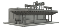 1-160TH N SCALE 3D PRINTED LEON'S CUSTARD STAND