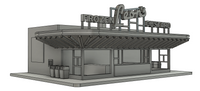 1-87TH HO SCALE 3D PRINTED LEON'S CUSTARD STAND