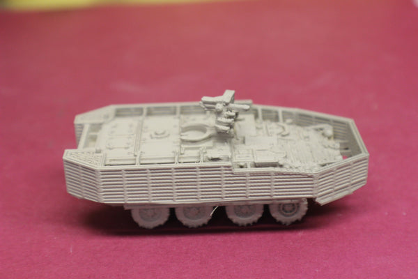 1-72ND SCALE 3D PRINTED U.S.ARMY M1126 STRYKER ICV WITH M2 50 CAL MG WITH BAR ARMOR