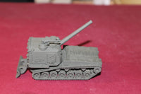 1-87TH SCALE 3D PRINTED U.S. ARMY M 55 SELF PROPELLED HOWITZER IN FIRING POSITION