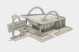 160TH N SCALE 3D PRINTED FIRST MC D'S DES PLAINES, IL 1955