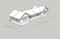 1-87TH HO SCALE 3D PRINTED CHICAGO, BURLINGTON & QUINCY DEPOT, OREGON, ILLINOIS