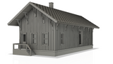 1-160TH N SCALE 3D PRINTED CHICAGO, BURLINGTON & QUINCY FREIGHTHOUSE OREGON, ILLINOIS