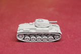 1-87TH SCALE 3D PRINTED WW II GERMAN PANZER II AUSF. C (PZ.KPFW. IIC) SQUARE HATCH