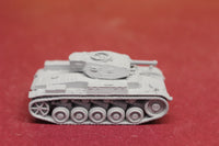 1-72ND SCALE 3D PRINTED WW II GERMAN PANZER II AUSF. F (PZ.KPFW. II F)