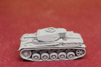 1-72ND SCALE 3D PRINTED WW II GERMAN PANZER II AUSF. F (PZ.KPFW. II F)