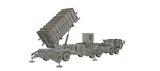 1-87TH SCALE 3D PRINTED U.S. ARMY MIM 104 PATRIOT MISSILE SYSTEM IN LAUNCH POSITION