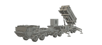 1-87TH SCALE 3D PRINTED U.S. ARMY MIM 104 PATRIOT MISSILE SYSTEM IN LAUNCH POSITION