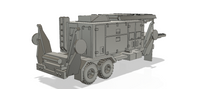 1-72ND SCALE 3D PRINTED U.S. ARMY MIM 104 PATRIOT MISSILE SYSTEM PATRIOT MISSILE SYSTEM AN/MPQ-53 RADAR RETRACTED