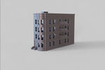 1-87TH HO SCALE 3D PRINTED BROWNSTONE BUILDING  BROOKLYN, NY