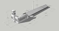 1-160TH N SCALE 3D PRINTED MILWAUKEE ROAD DEPOT MINNEAPOLIS MN KIT