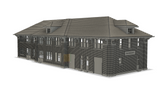 1-87TH HO SCALE 3D PRINTED ROCK ISLAND STATION FAIRBURY, NEBRASKA