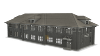 N SCALE 1/160 3D PRINTED ROCK ISLAND STATION FAIRBURY, NEBRASKA