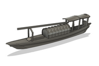 1-72ND SCALE 3D PRINTED VIETNAMESE SAMPAN