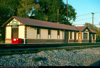 1-220TH Z SCALE  3D PRINTED CB&Q DEPOT IN ROCHELLE, IL