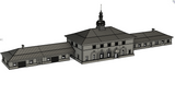 1-160TH N SCALE 3D PRINTED NORTHERN PACIFIC RR HELENA MONTANA DEPOT