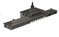 1-87TH HO SCALE 3D PRINTED NORTHERN PACIFIC RR HELENA MONTANA DEPOT