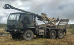 1-87TH SCALE 3D PRINTED U.S. ARMY BRUTUS TRUCK MOUNTED 155MM HOWITZER DESIGN AND 1 PRINT