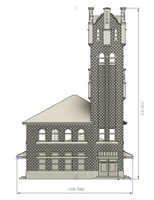 1/160TH  N SCALE BUILDING  3D PRINTED MILWAUKEE ROAD DEPOT, MISSOULA, MONTANA KIT