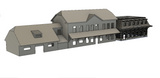 1-160TH N SCALE 3D PRINTED BELLEVILLE CANADIAN NATIONAL RAILROAD STATION