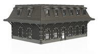1-220TH Z SCALE  3D PRINTED BELLEVILLE CANADIAN NATIONAL RAILROAD STATION