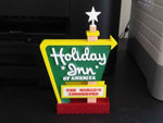 1-87TH HO SCALE 3D PRINTED HOLIDAY INN MOTEL SIGN