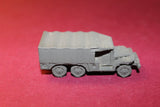 1/87TH SCALE  3D PRINTED WW II U. S. ARMY DODGE WC-62 1.5 TON 6X6 CLOSED